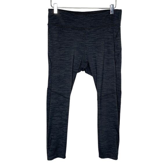 Outdoor Voices XL Womens Running Leggings Space Dye Gray Kneecap - Picture 1 of 8